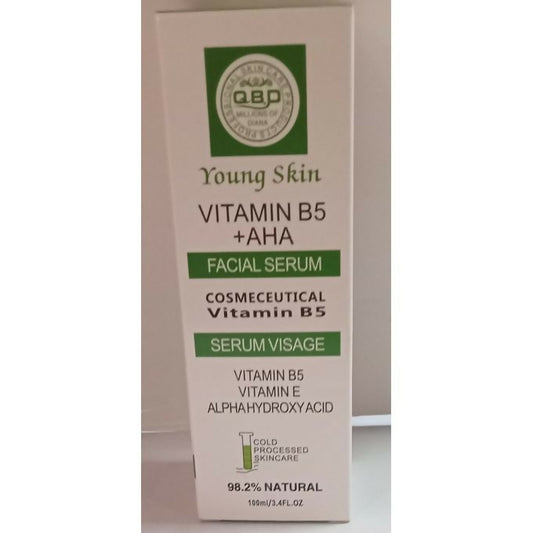 QBD Young Skin Vitamin B5+ AHA Facial Serum - 100ml