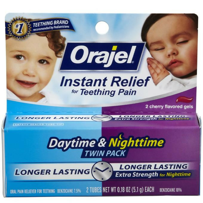 Oragel Soothing Teething Gel - Sugar Free - Effective Relief From Pain & Discomfort During Baby's Teething Period (Over 5 Months Old)