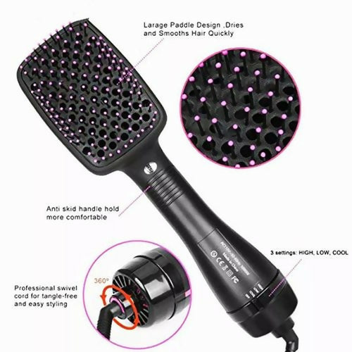 3-in-1 Hair Straightener Brush