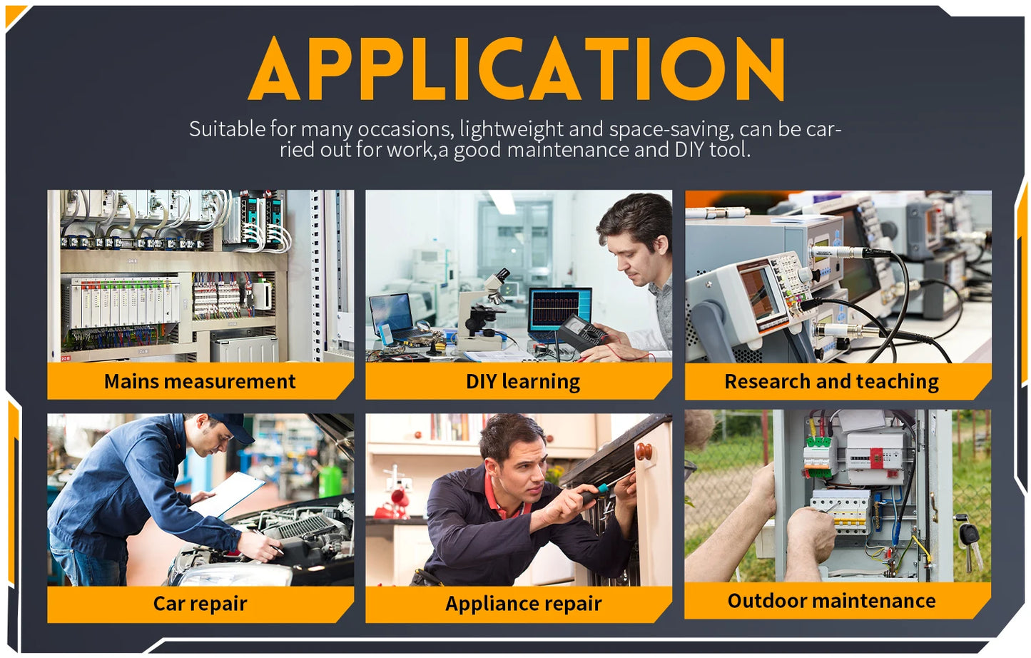DSO153 Mini Handheld Digital Portable Signal Source 2-In-1 1MHz Bandwidth 5MSa/s Sampling Rate Electronics Repair Tools