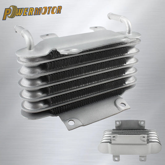 Oil Cooler Motorcycle Radiator Universal 2 Stroke Engine Aluminum 8mm Accessories Motocross Cooling System Racing Pit Dirt Bike