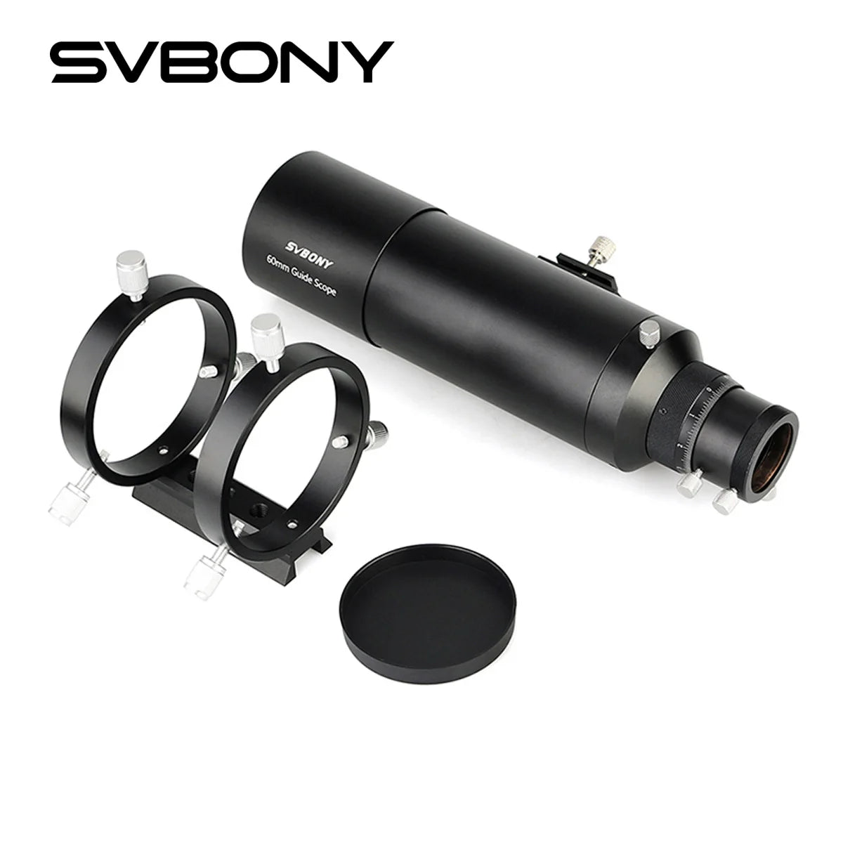 SVBONY Telescope Guide Scope 50mm/190 ,60mm/240mm,Compact Deluxe Guide Scope w/1.25" Double Helical Focuse SV106