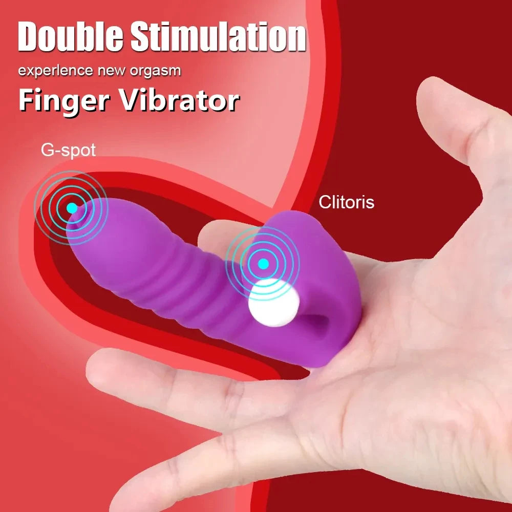 Mini Finger Vibrator Tongue Massager Vagina Stimulation Adult Products G-spot Sex Toys for Women Erotic Toy Clitoris Stimulator