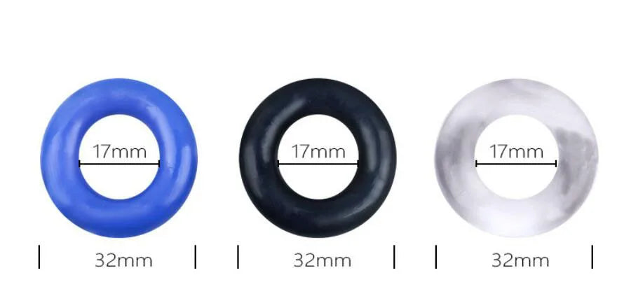 3 Pcs/Set Cock Ring Delay Ejaculation Penis Ring Sex Toys For Men Dick Enlargement Silicone Adult Supplies 18+ Stronger Erection