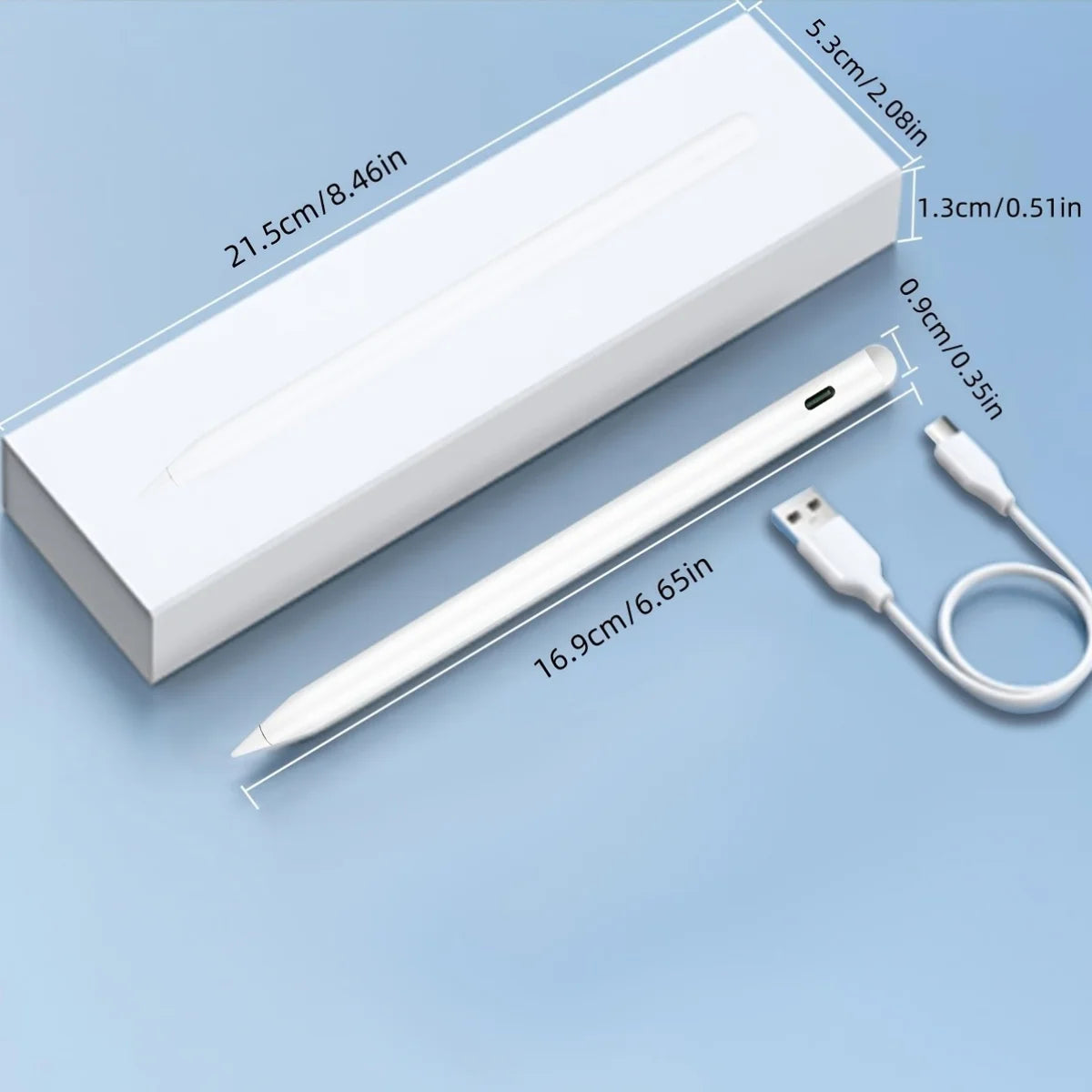 Stylus Pen for Apple iPad Android Tablet Pencil 2 Pro Air 3 4 5 M2 M3 M4 Mini 2024 2025 Find My in App Palm Rejection IOS Draw