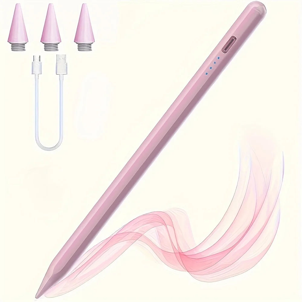 Stylus Pen for Apple iPad Android Tablet Pencil 2 Pro Air 3 4 5 M2 M3 M4 Mini 2024 2025 Find My in App Palm Rejection IOS Draw