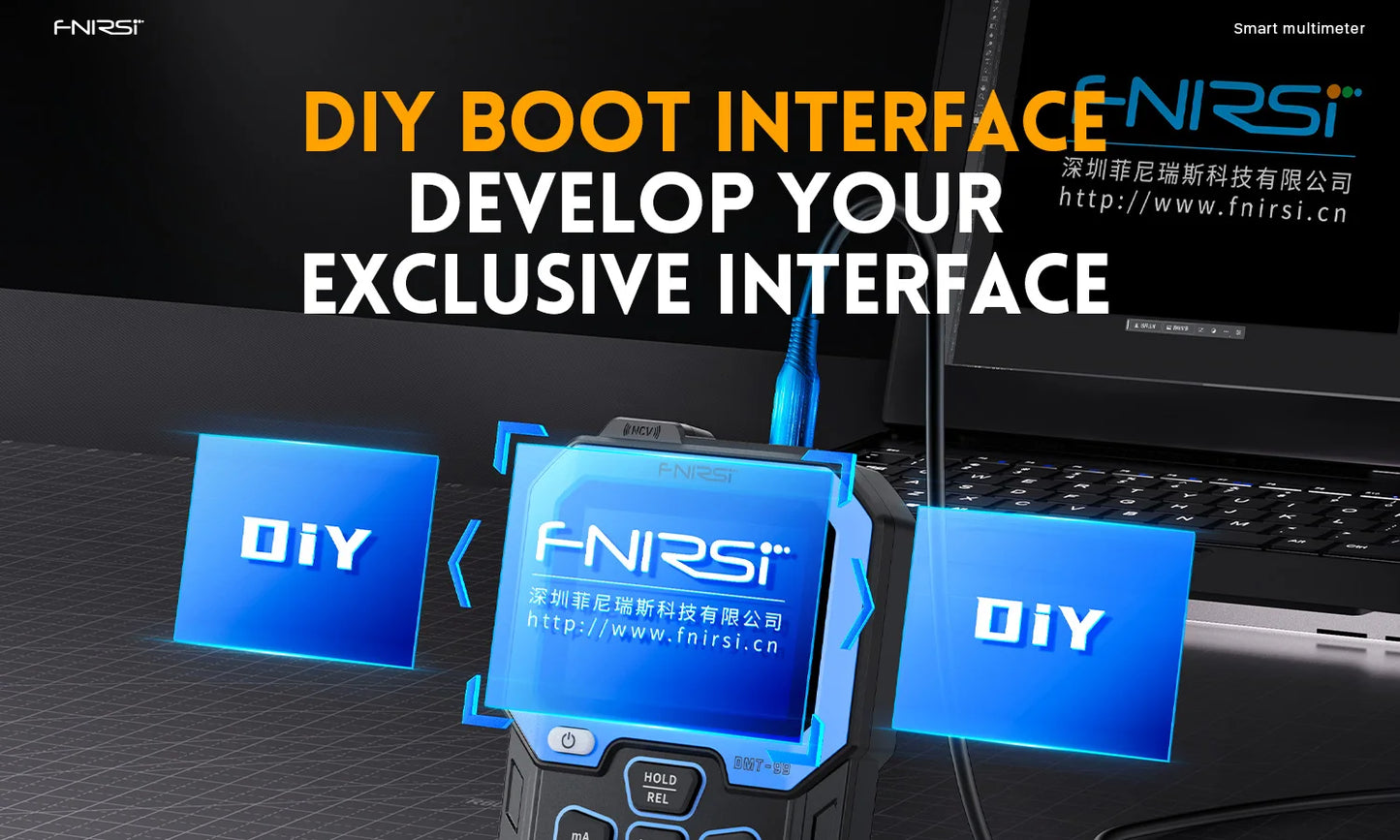 FNIRSI DMT-99 Digital Multimeter 9999 Counts Smart Professional Tester 1000V 10A True RMS Auto Range AC DC Ohm Hz Capacitance