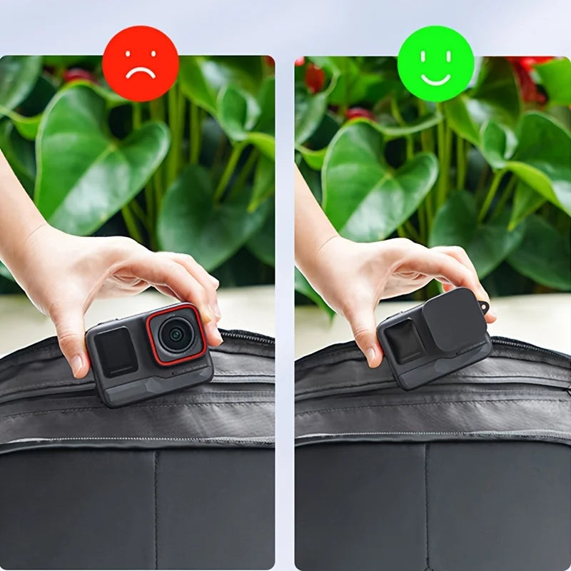 For insta 360 Ace Pro Accessories Rubber Lens Cap Silicone silica gel Lente Screen Protector Soft Insta360 ace-pro Camera