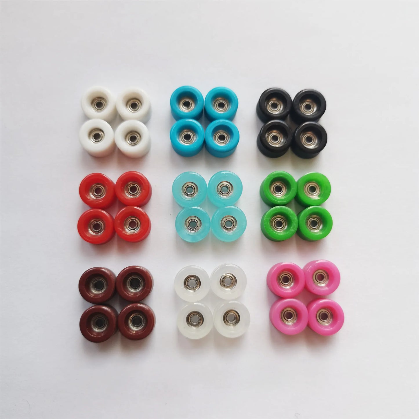 Urethane Fingerboard Wheels with ABEC 7 Bearing for Professional Finger Skate Board Set Mini Skateboard Toys