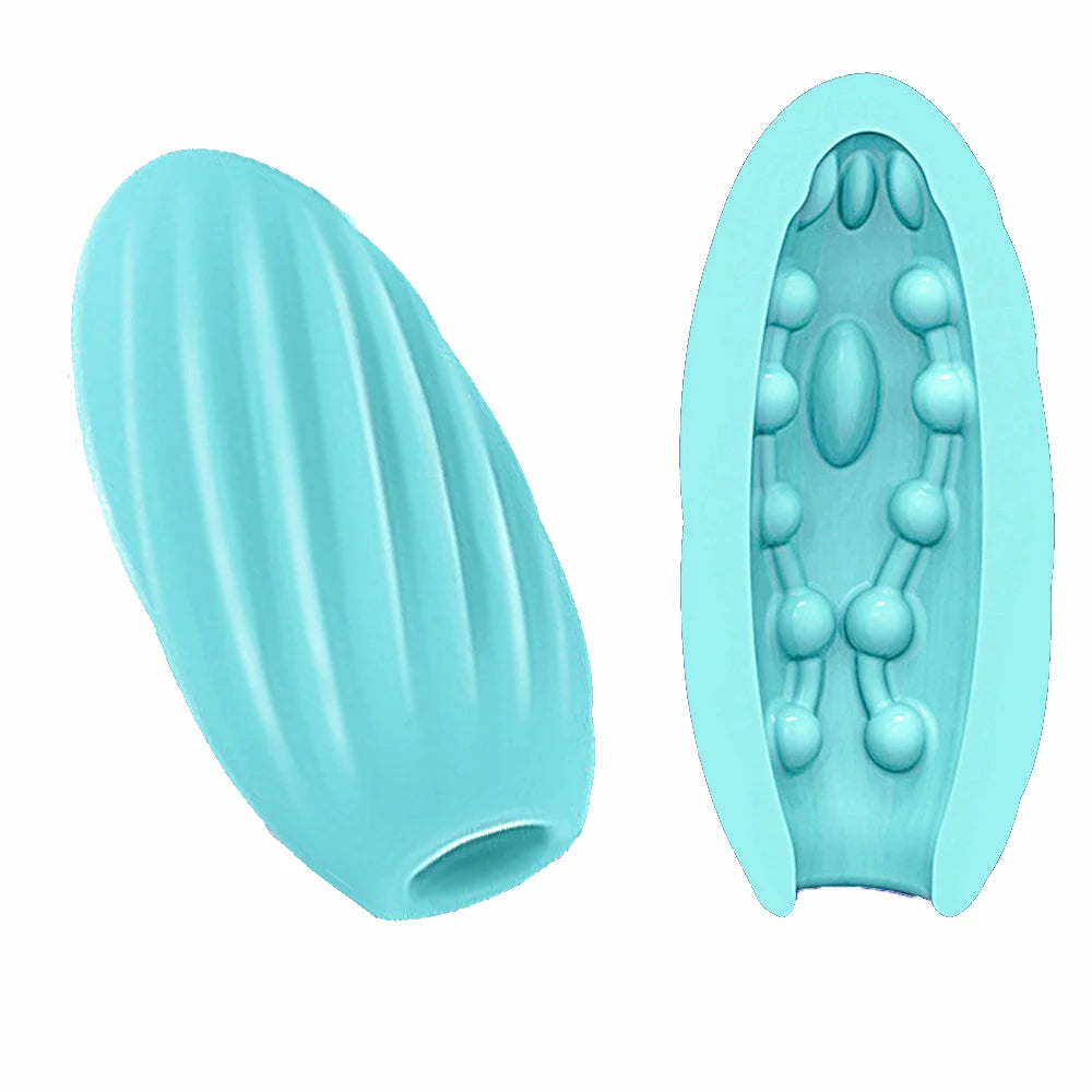 Male Masturbation Cup Vagina Egg Peni Massage Adult Toy For Men Glans Exercise Blowjob Toy Stretchy Silicone Sex Toys For Men