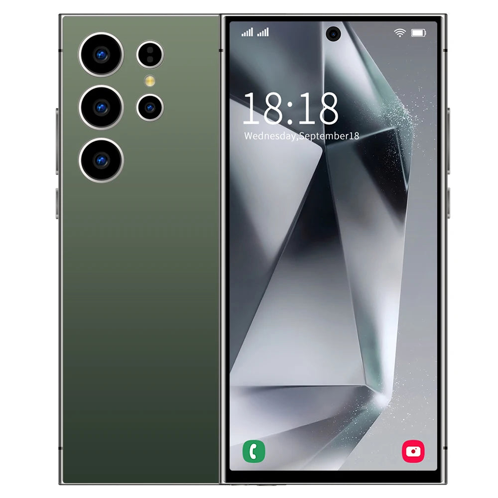 2025 NEW S26 Ultra Cellphones Original Smartphone 5G Dual SIM Android 14 Cell Phone Snapdragon 8 gen 3 Smart Mobile Phones