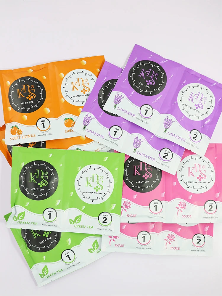 Rose Lavender Crystal Mud Foot Bath Salt Foot Bath Foot Therapy Foot Care Home Jelly Spa Exfoliation 100g