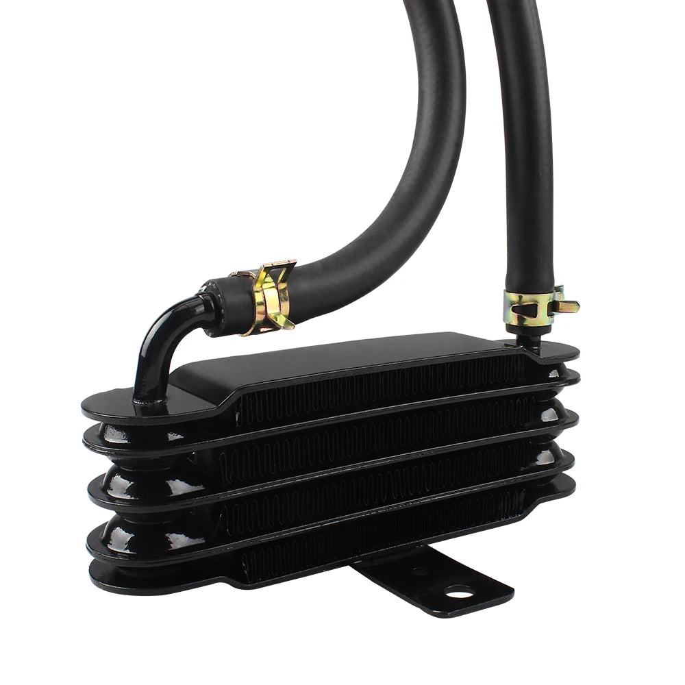 Motorcycle Oil Cooler Radiator Aluminum Universal 4 Rows Engine Cooling coolers for Suzuki Yamaha Pit Bike 50cc 125cc Motocross