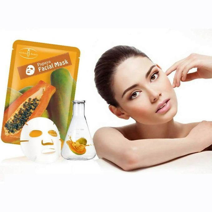 Aichun Beauty 10Pcs Papaya Facial Mask