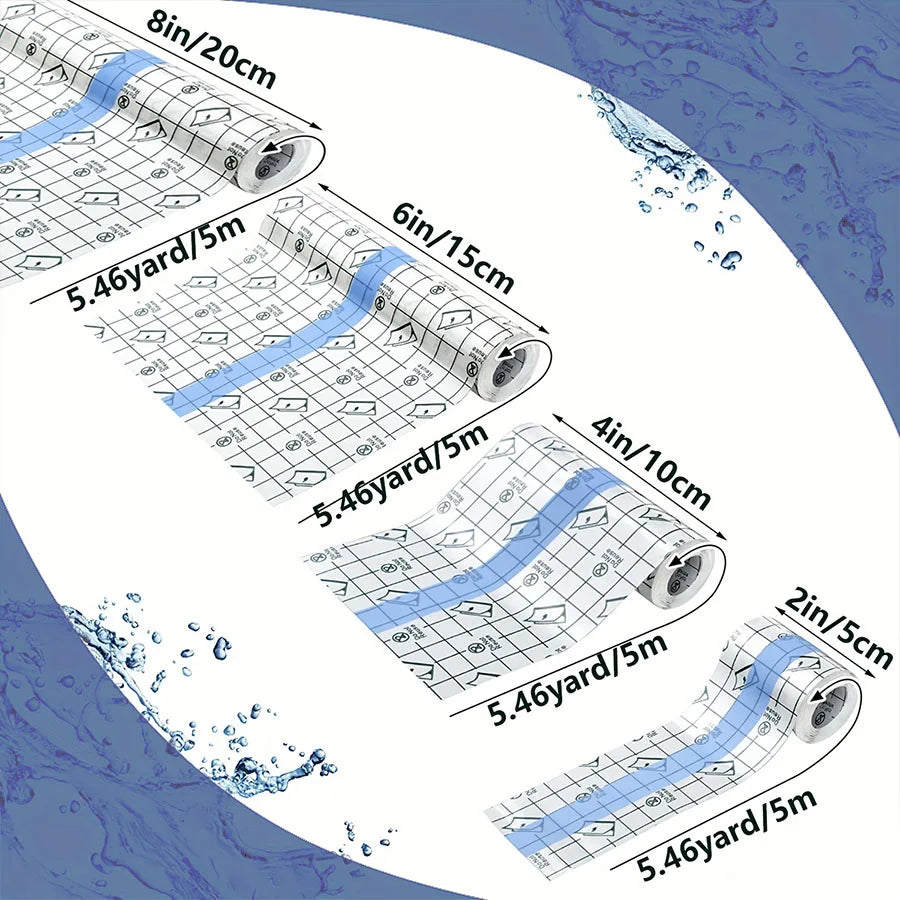 Waterproof Stretch Adhesive Bandage Protective Clear Transparent Dressing Film Disposable Cover Bandage Tape For Tattoos Shower