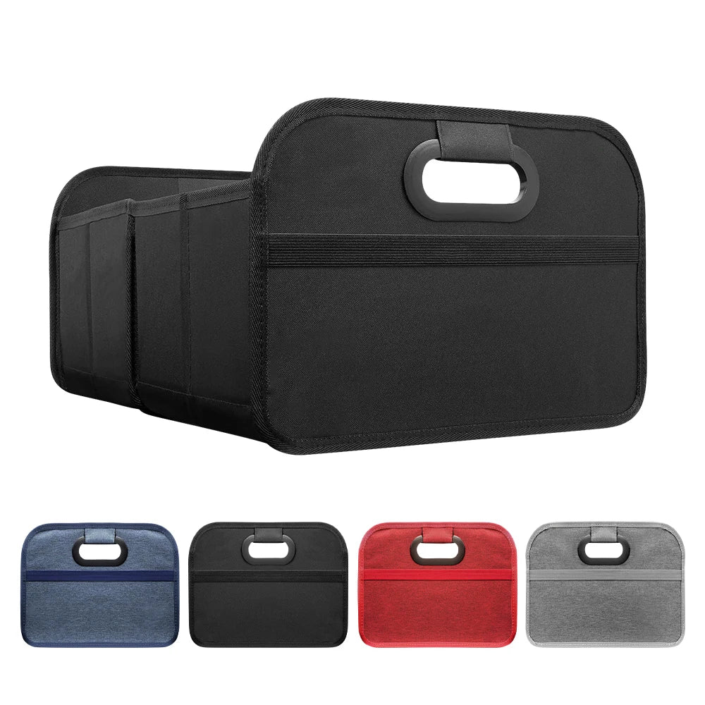 Trunk Organizer for suv, Foldable portable car storage box for camping outdoor storeroom,space saving multi functional