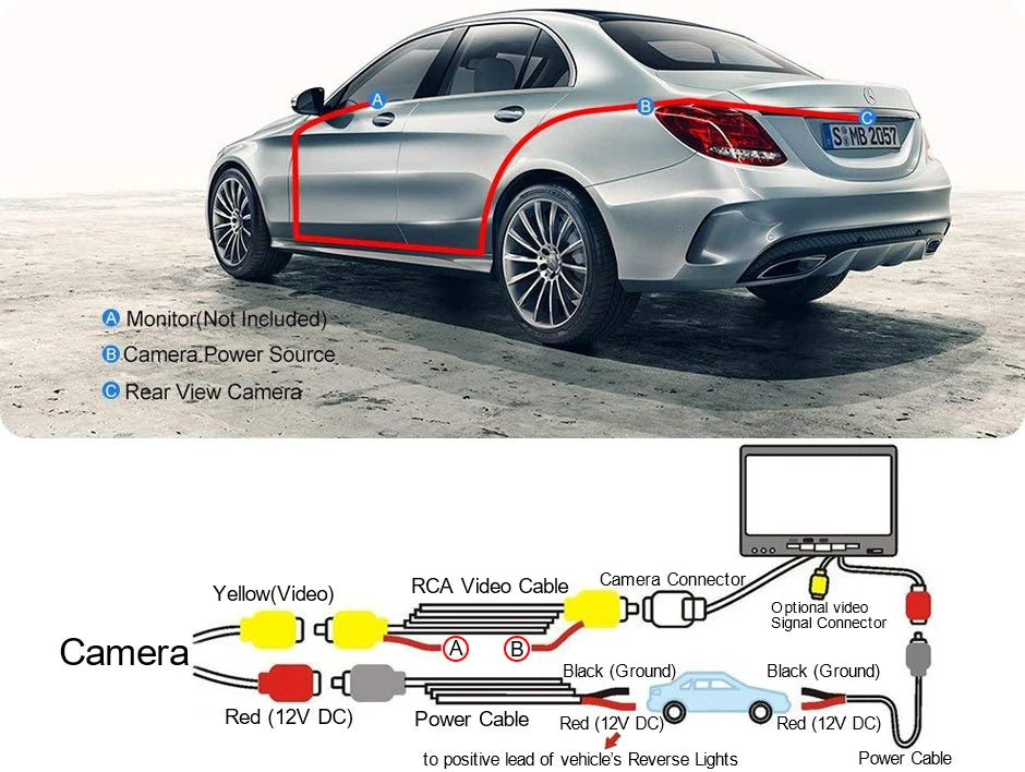 GreenYi 170° 1080P AHD Vehicle Rear View Camera for VW Volkswagen Golf Passat B7 B6 Tiguan Jetta MK6 Audi A3 A4 A5 Q5 A6 B6 car