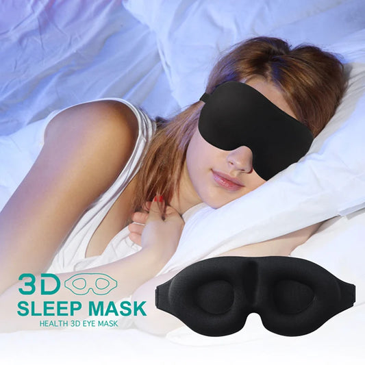 3D Sleeping Mask Block Out light Eye Mask for Sleeping Comfort Eye Shades for Travel Nap Blindfold Sleeping Aid Eye Patch Masks