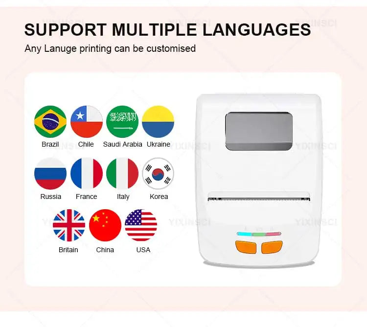 58mm Mini Portable Mobile Bill Ticket Thermal Receipt Printer Bluetooth USB Printer For Android IOS Windows Pocket Bill Makers