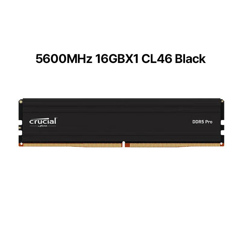 Crucial Pro DDR5 RAM 16GBx2 6400MHz 6000MHz Overclocking Desktop Gaming Memory Intel XMP 3.0 & AMD EXPO Compatible for PC Gamer