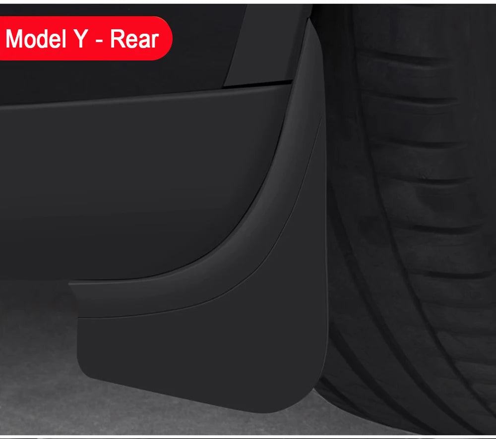 Soft Mud Flaps for Tesla Model 3 Highland 2024 Model Y 2024-2021 Mudflaps Splash Guards Mudguards Front Rear Fender Protector