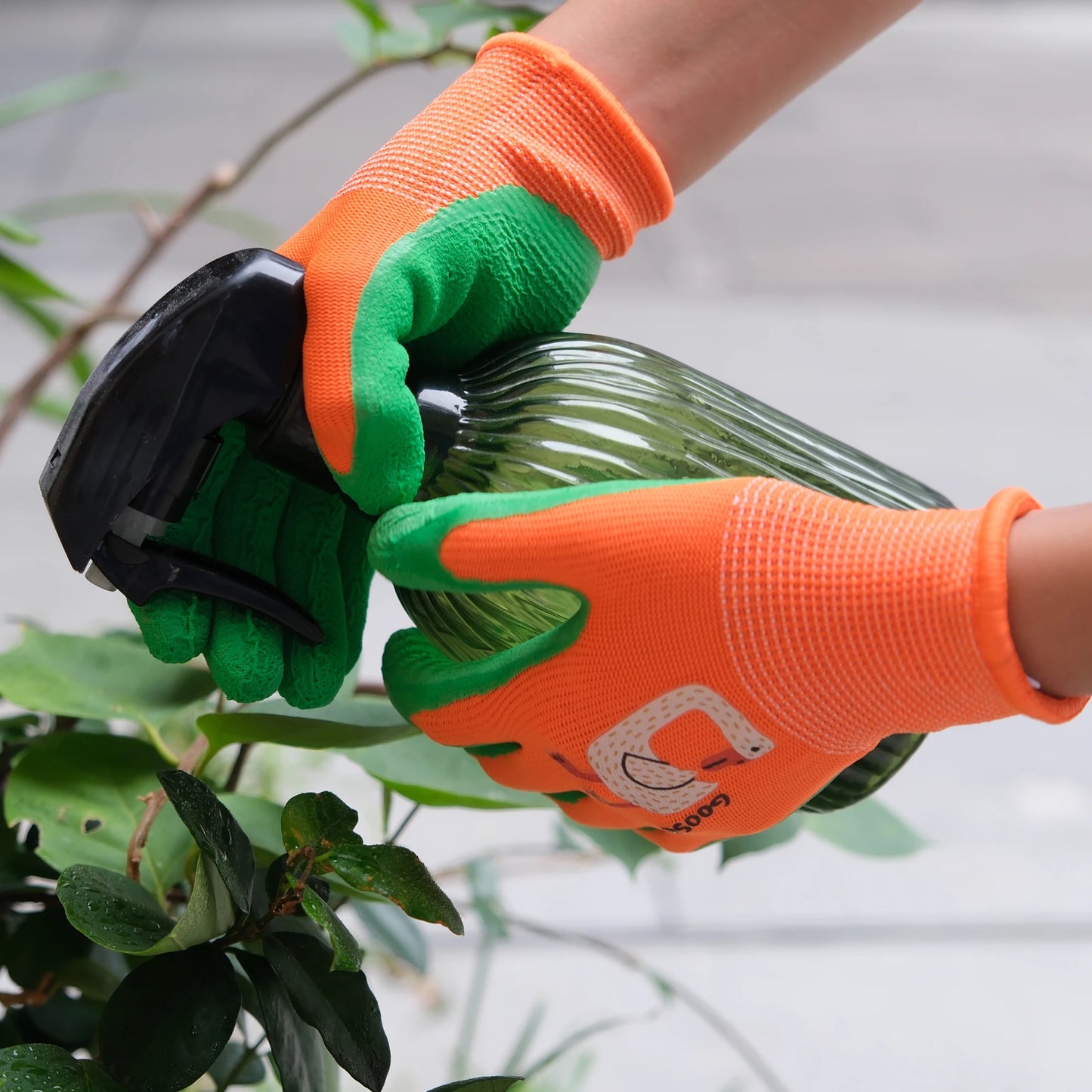 3 Pairs Kids' Gloves Latex Gloves in Various Colors and Cute Patterns for Outdoor Gardening Activities