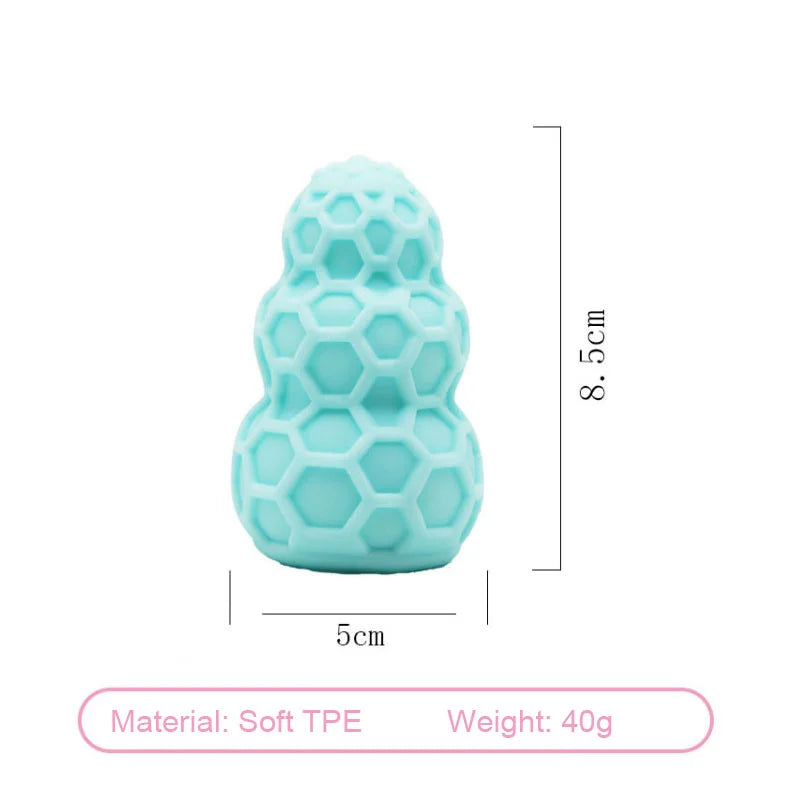 Male Masturbation Cup Vagina Egg Peni Massage Adult Toy For Men Glans Exercise Blowjob Toy Stretchy Silicone Sex Toys For Men