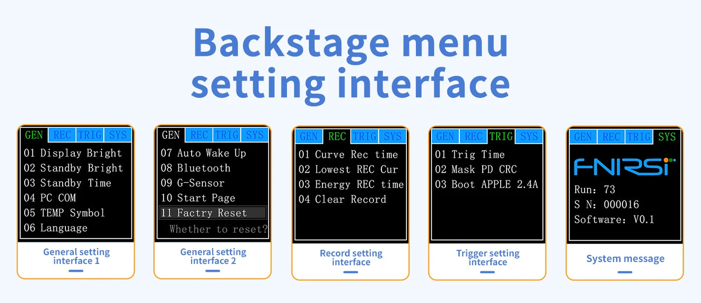 FNB38 Current And Voltage Meter USB Tester QC4+ PD3.0 2.0 PPS Fast Charging Protocol Capacity Test
