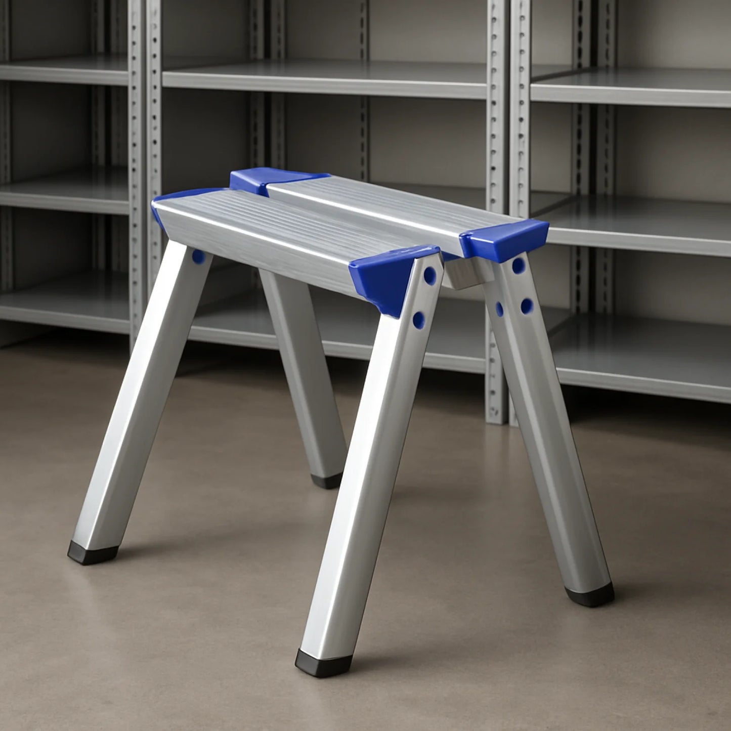 Folding Ladder Multiuse Home Use Ladder Nonslip Step Stool Aluminum Alloy Wide Step Portable Fishing Stool for Home Office Shop