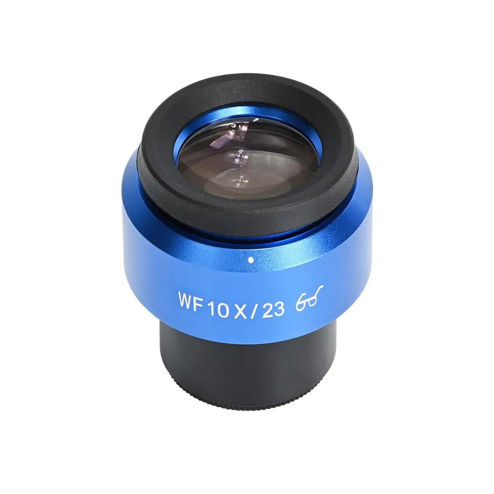 1PCS Stereo Microscope Eyepiece WF10X High-Eyepoint Diopter Adjustable Wide-Field Field of View 23mm Interface Diameter 30mm