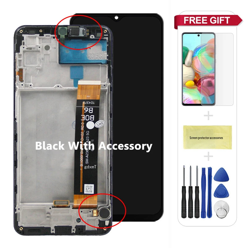 6.6" For Samsung A23 5G A236 LCD Display Touch Screen Digitizer Assembly For Samsung A236B A236U A236U1 LCD