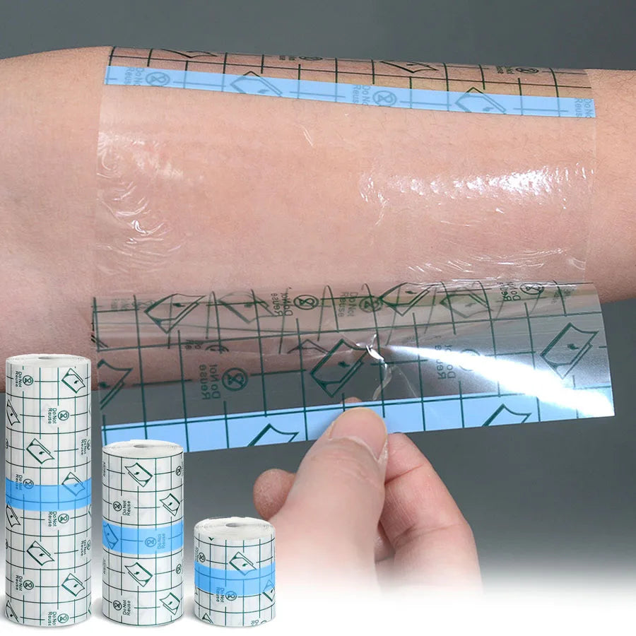 Waterproof Stretch Adhesive Bandage Protective Clear Transparent Dressing Film Disposable Cover Bandage Tape For Tattoos Shower