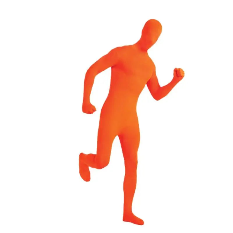 Spandex Stretch Full Jumpsuit for Men and Women,Black Zentai Suit,Halloween Carnival Skin Tight Suit,Disappearing Man Cosplay