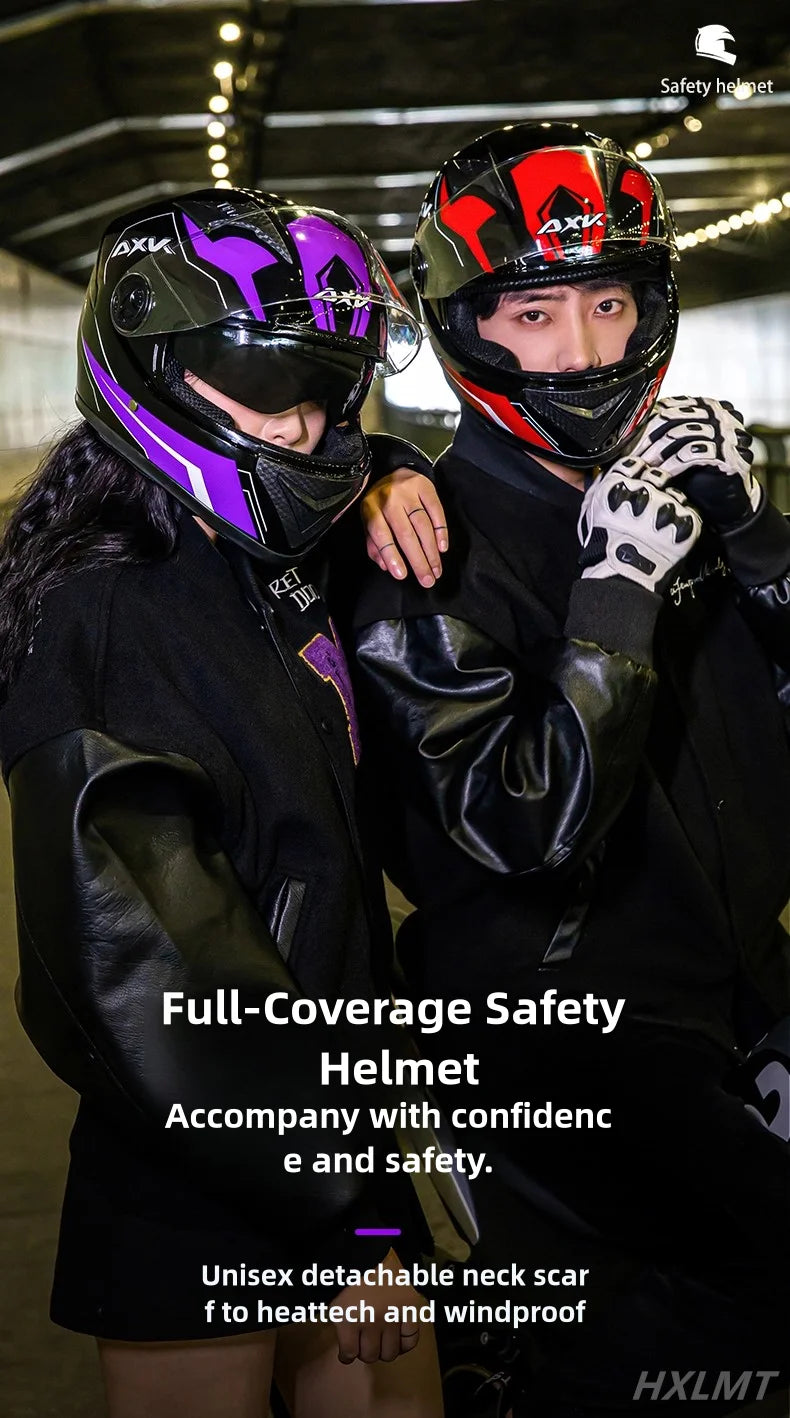Safety Motorcycle Helmet Racing Full Helmet Motorcycle Classic Collar Helmet Headgear Casque Casco Capacete Accessories