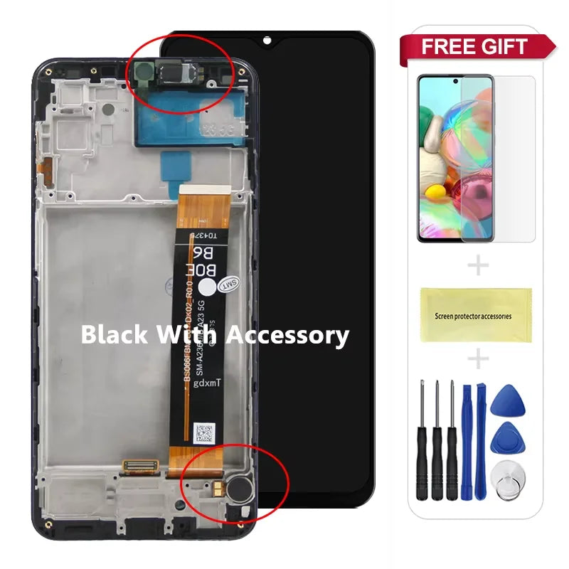 6.6" For Samsung A23 5G A236 LCD Display Touch Screen Digitizer Assembly For Samsung A236B A236U A236U1 LCD