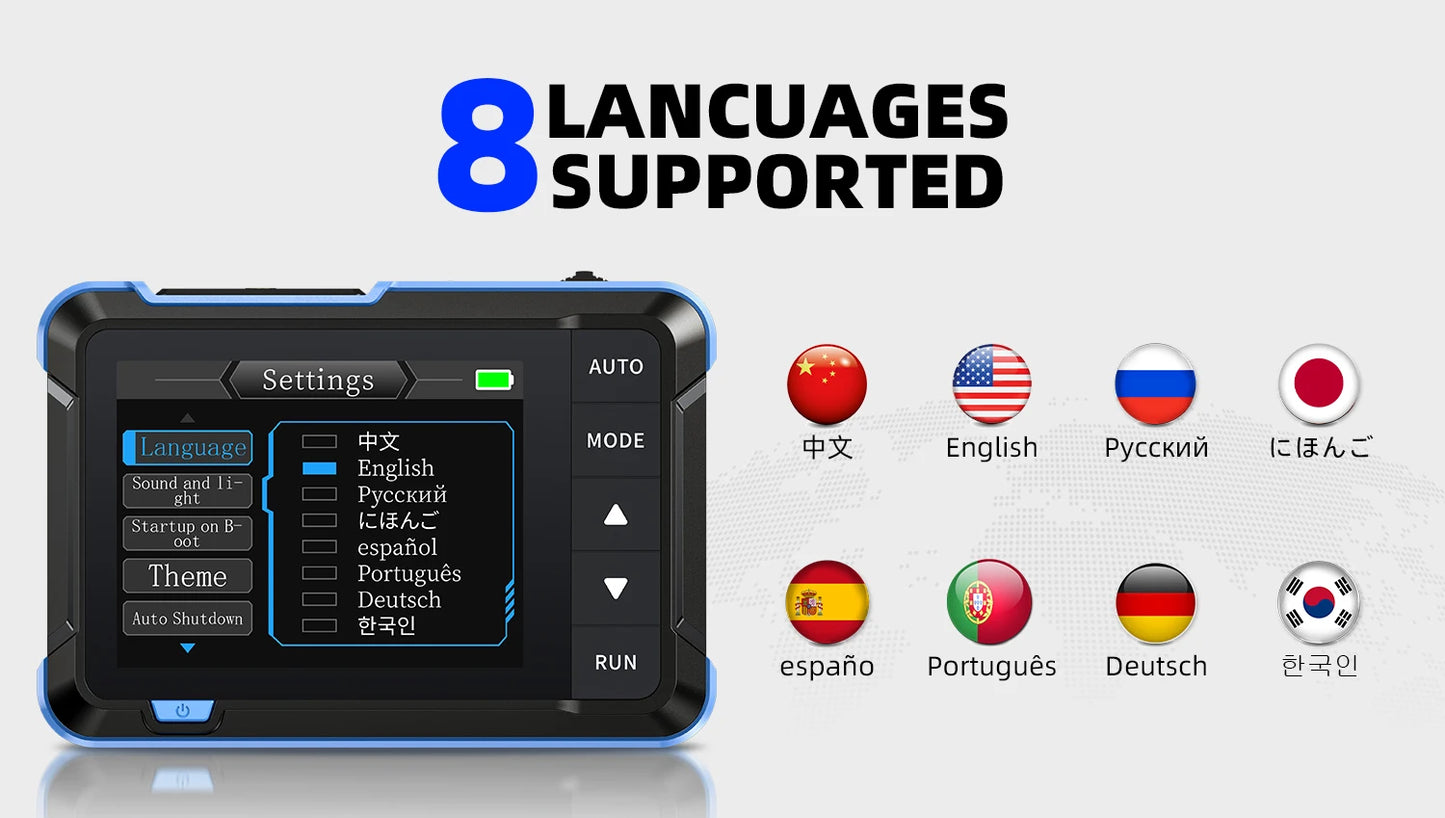 DSO153 Mini Handheld Digital Portable Signal Source 2-In-1 1MHz Bandwidth 5MSa/s Sampling Rate Electronics Repair Tools