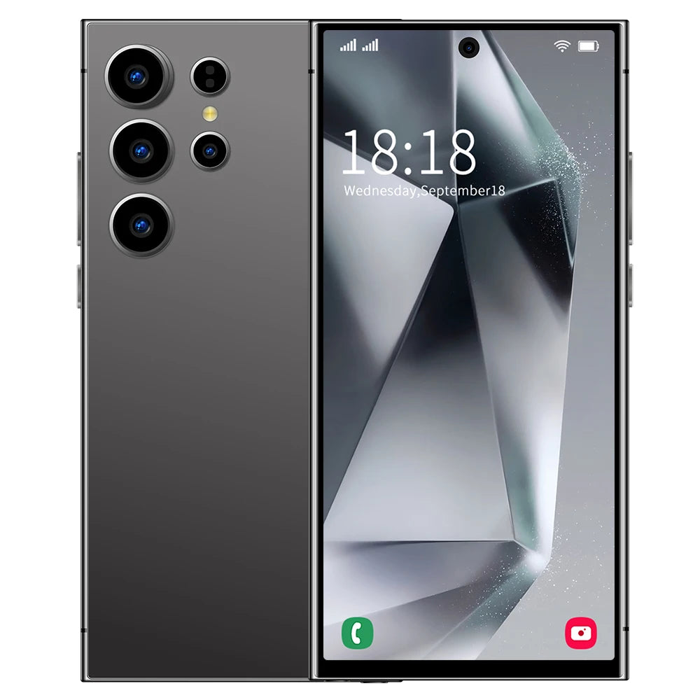 2025 NEW S26 Ultra Cellphones Original Smartphone 5G Dual SIM Android 14 Cell Phone Snapdragon 8 gen 3 Smart Mobile Phones