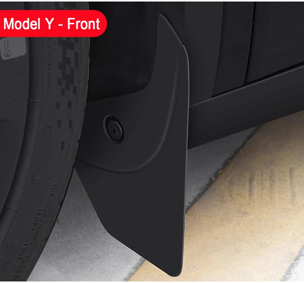 Soft Mud Flaps for Tesla Model 3 Highland 2024 Model Y 2024-2021 Mudflaps Splash Guards Mudguards Front Rear Fender Protector