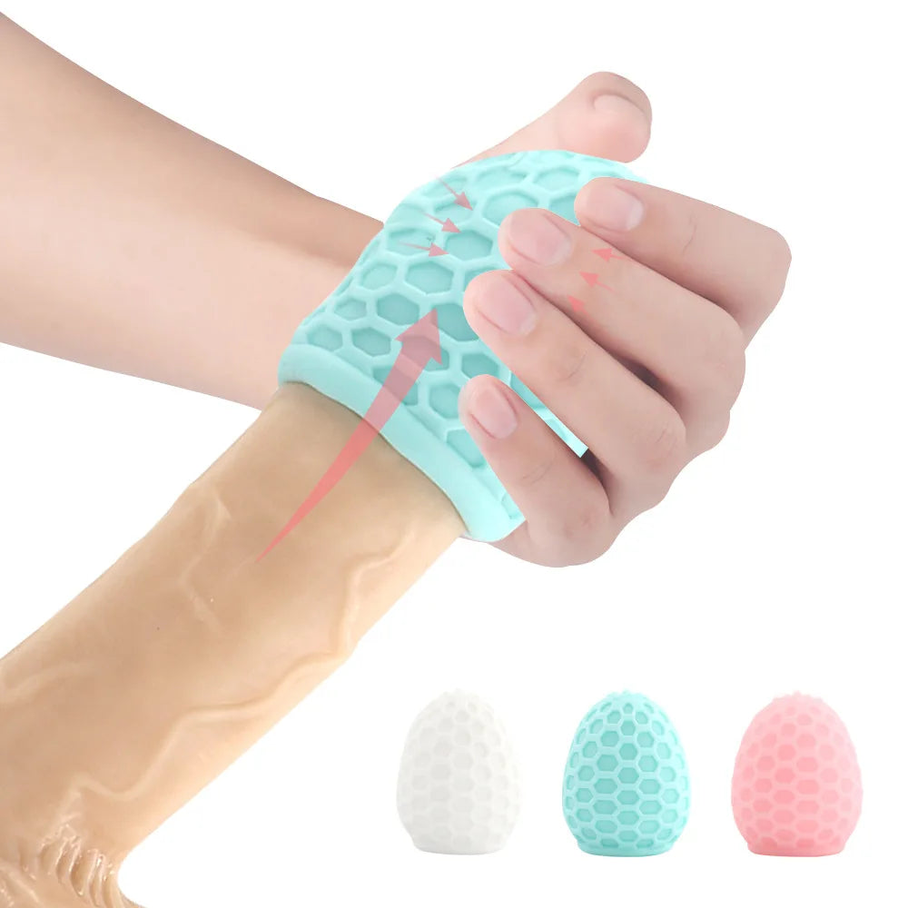 Male Masturbation Cup Vagina Egg Peni Massage Adult Toy For Men Glans Exercise Blowjob Toy Stretchy Silicone Sex Toys For Men