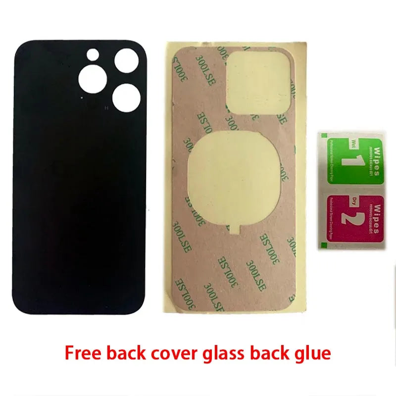 Back Glass For iPhone 11 A2221,A2111,A2223,Back Glass Replacement Back Glass Rear Battery Cover For Phone Housing With Free Gift