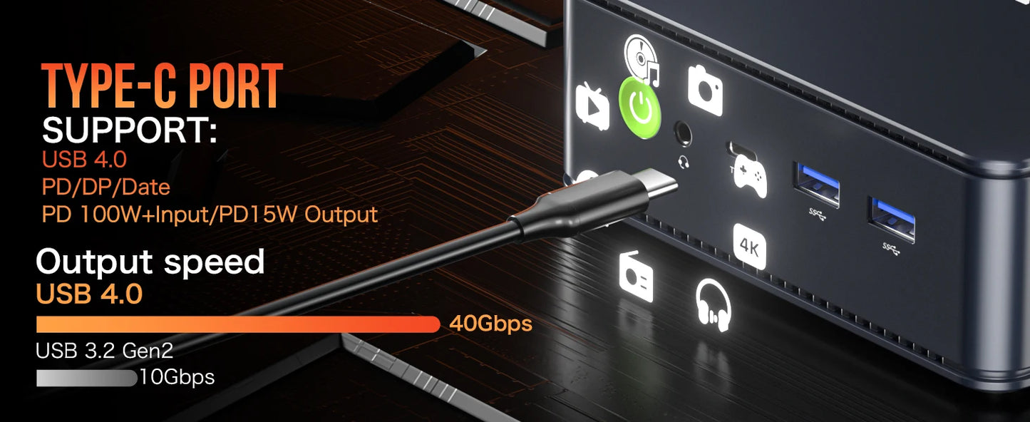 GMKtec M6 Mini PC AMD R5 6600H 6-core 12-thread Computer 16GB DDR5 512GB PCIe 3.0 SSD WiFi 6 BT5.2 Mini PC Desktop Computer