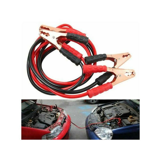 7FT 8 Gauge Heavy Duty Booster Cable Jumper Power Emergency Battery Starter Car