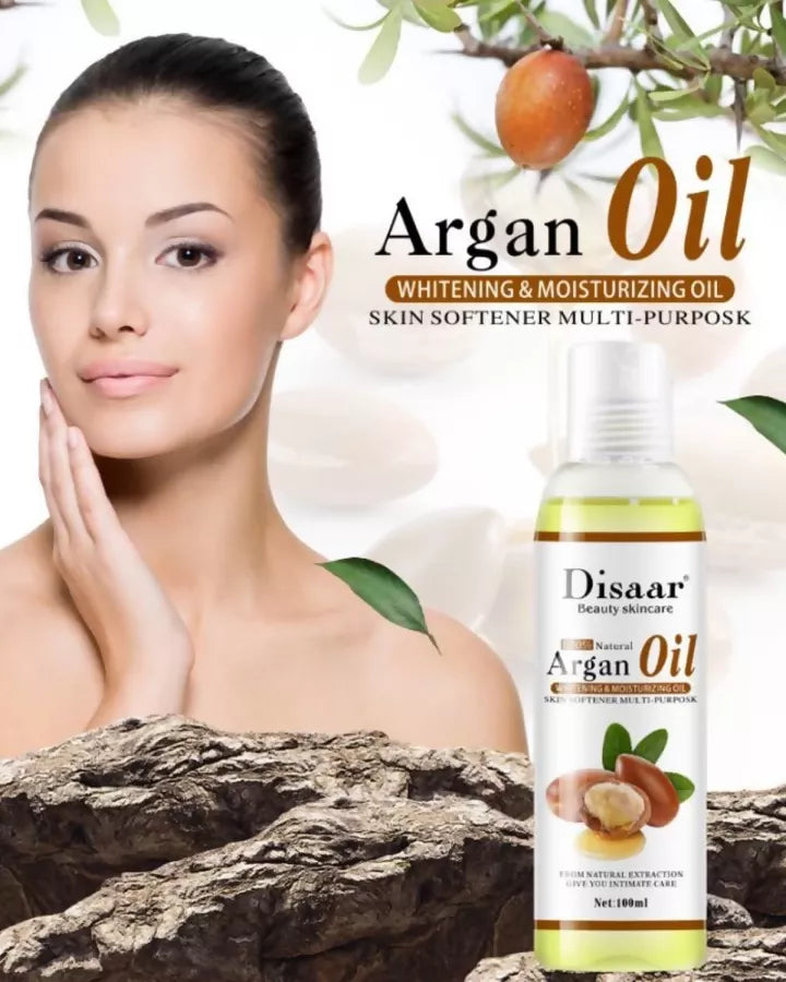 Argan Oil 100% Natural Body& Face Multipurpose - Disaar