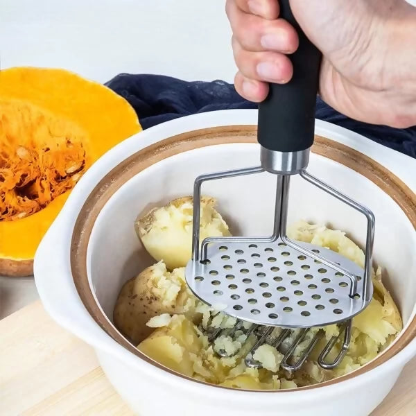 Stainless Steel Potato Masher with Non Slip Handle