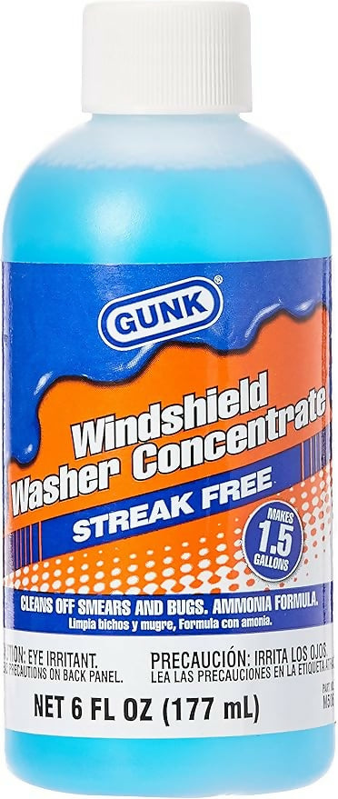 Gunk Concentrated Streak Free Windshield Washer