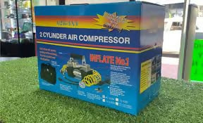 2-Cylinder Air Compressor/Tyre Inflator