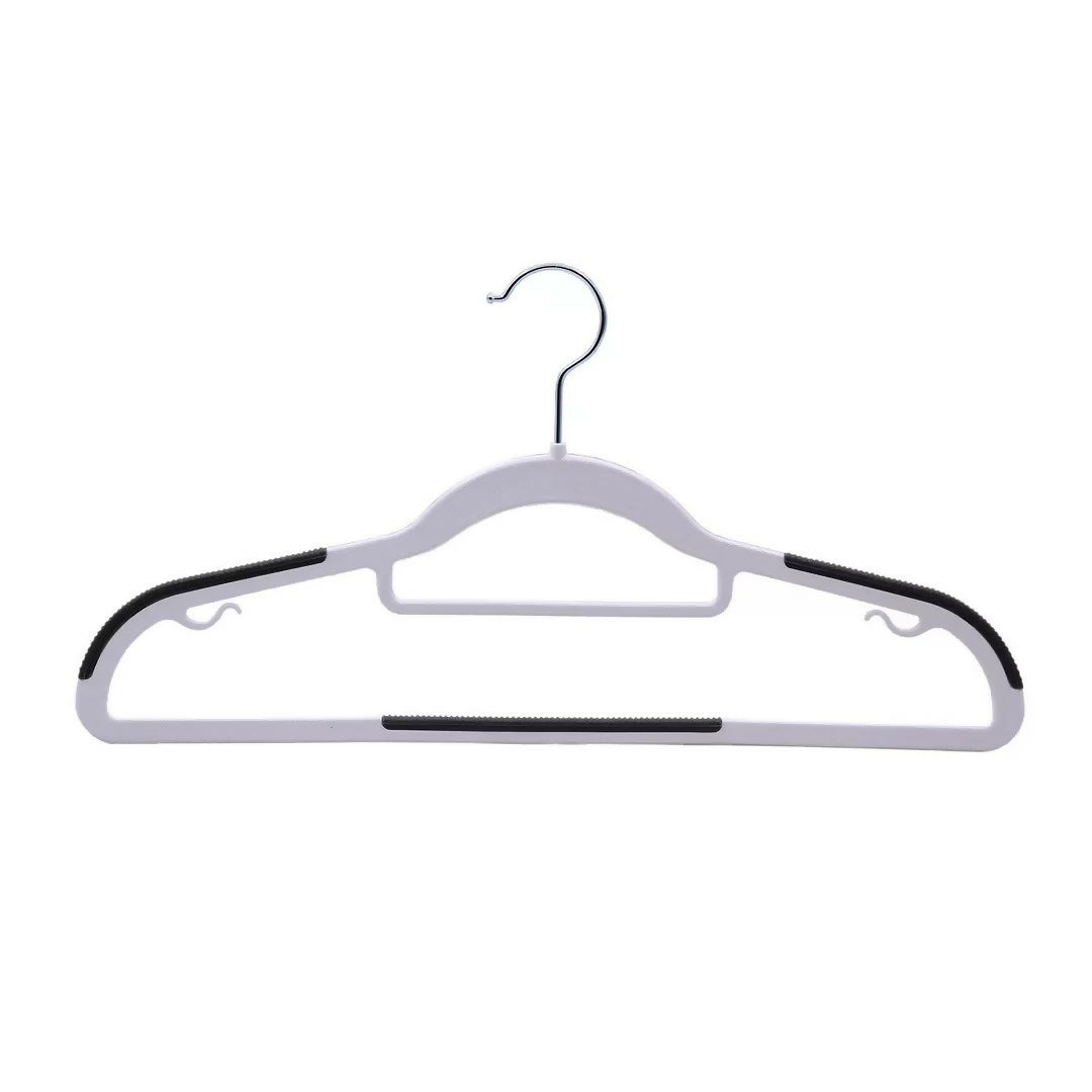 Plastic Hanger – (White & Grey)