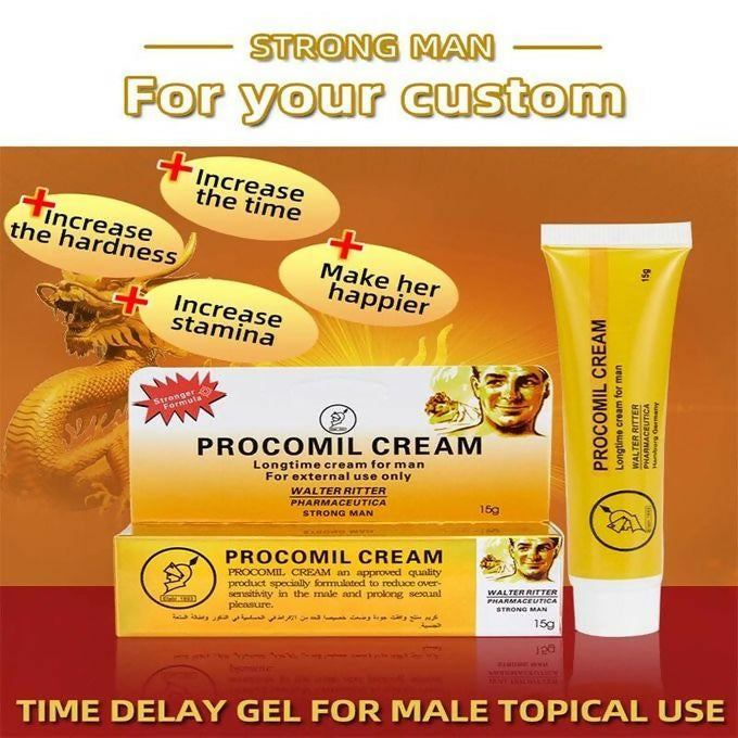 Procomil Delay Stronger Cream For Premature Ejaculation Men Longer Penis Sex