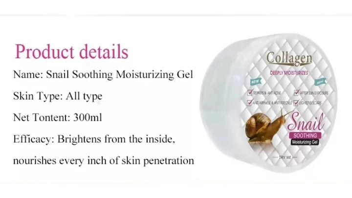 Pei Mei Collagen Snail Soothing Moisturizing Gel-300g