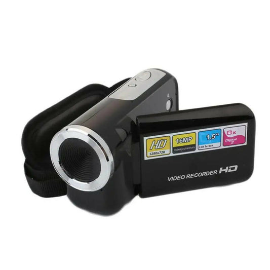 Digital Video Camera Camcorder 16MP Night Vision Recording 8X Digital Zoom 2inch LCD Display Screen Handheld Mini DV Camera